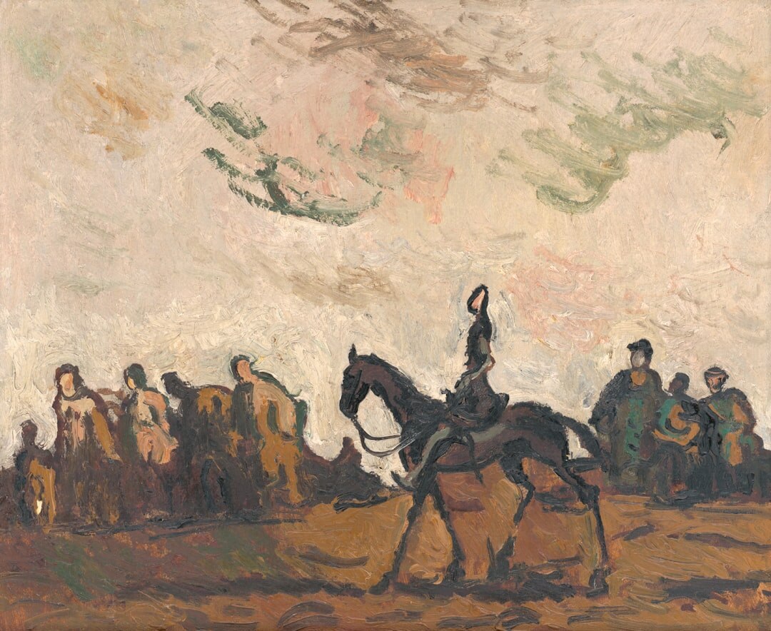 historical gaucho painting